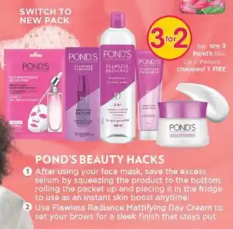 Clicks Pond's Skin Care Products any 3 offer