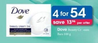 Dove Beauty Cream Bars 4 x 100g