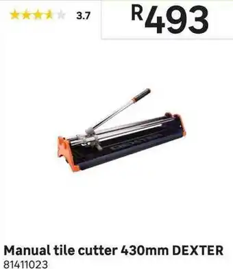 Dexter Manual Tile Cutter 430mm