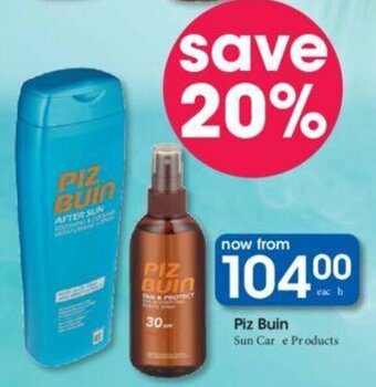 Piz Buin Sun Care Products