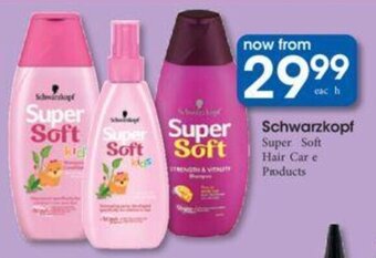 Schwarzkopf Super Soft Hair Care Products