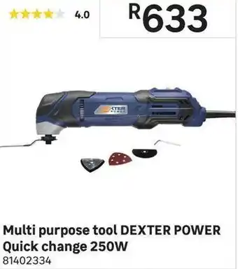 Leroy Merlin Dexter Power Quick change 250W offer