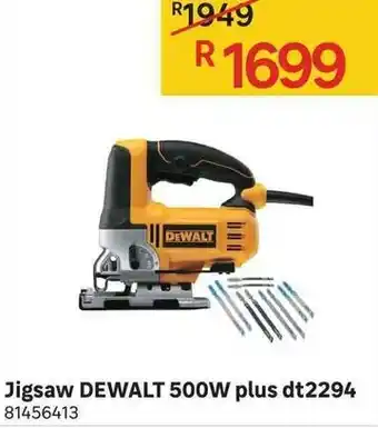 Leroy Merlin Jigsaw Dewalt 500w plus dt2294 offer