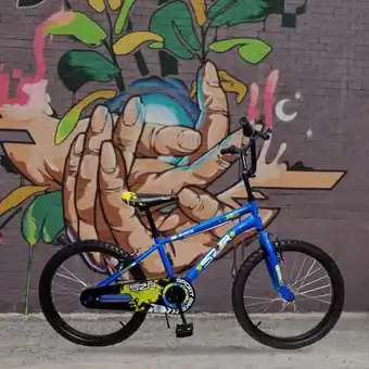 Rock bmx bicycle