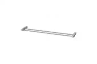 Square double towel rail 600mm ss304 (sq002)