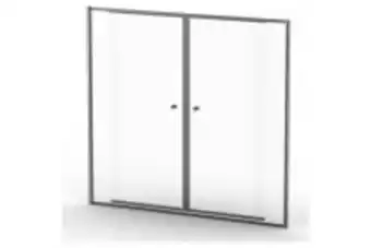 Bathroom Bizarre Duo17sc duo pivot door 1700-1900*1860mm - silver/clear offer