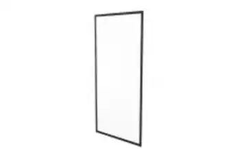 Bathroom Bizarre Rpl10bc 1000 return panel 1000*1860*4mm - black/clear offer