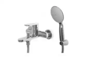 Bathroom Bizarre Bay bath mixer wall type incl hand show - chrome(ba00030) offer