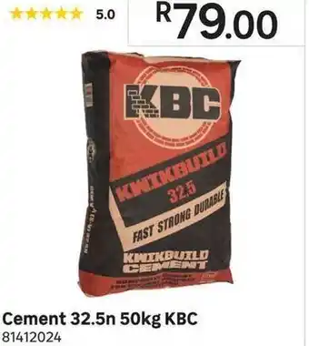 Leroy Merlin Cement 32.5n 50kg KBC offer