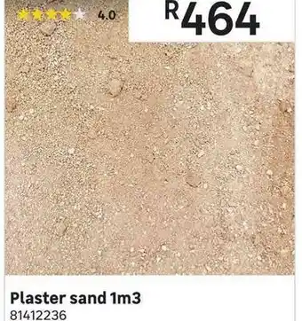 Leroy Merlin Plaster Sand 1m3 offer