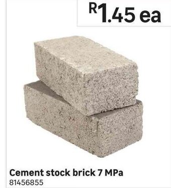 Leroy Merlin Cement Stock Brick 7 MPa offer
