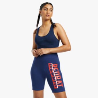 Sportscene Redbat women's navy cycling shorts offer