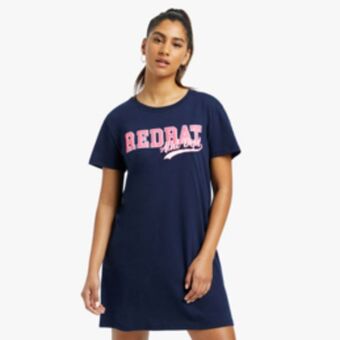 Sportscene Redbat athletics women's navy t-shirt dress offer