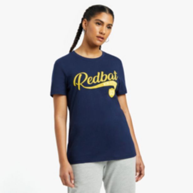 Redbat athletics women's navy tshirt offer at Sportscene