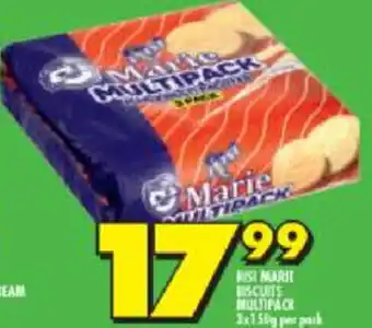 Shoprite Risi Marie Biscuits Multipack 3x150g offer