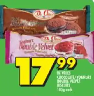 Shoprite De Vries Chocolate/Yoghurt 185g offer