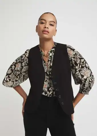 Woolworths Button front waistcoat offer