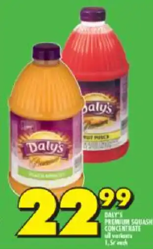 Shoprite Daly's Premium Squash Concentrate 1.5L offer