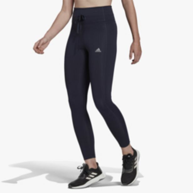 Women's adidas mid rise 7/8 navy tights offer at Totalsports