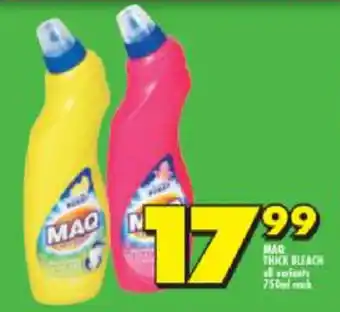 Shoprite Maq Thick Bleach 75ml offer