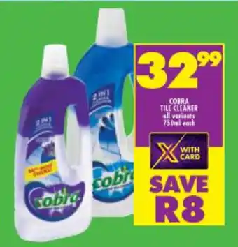 Shoprite Cobra Tile Cleaner 750ml offer