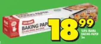 Shoprite Supa Mama Baking Paper 5m offer
