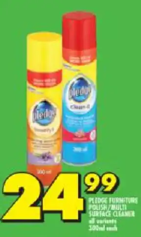 Shoprite Pledge Furniture Polish 300ml offer