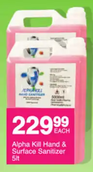 Alpha Kill Hand & Sanitizer