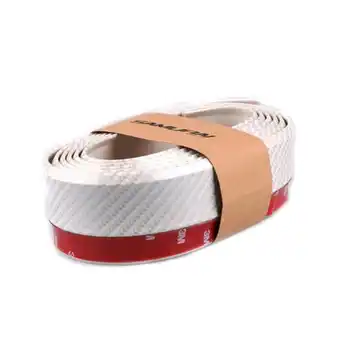 Autostyle Universal white carbon fibre look stick on spoiler lip offer