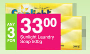Save Sunlight Laundry Soap 500g offer