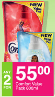 Save Comfort Value Pack 800ml offer