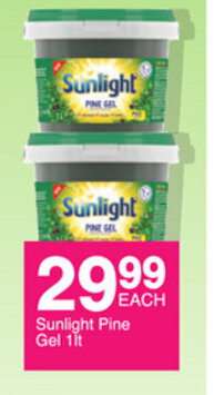 Save Sunlight Pine Gel 1lt offer