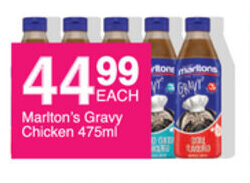 Save Marlton's Gravy Chicken 475ml offer