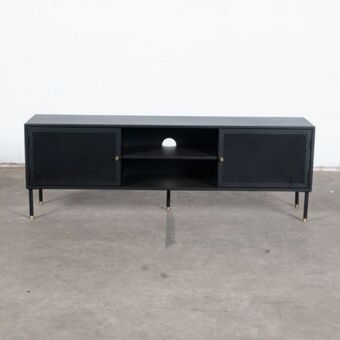 Athena media unit with open storage