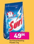 Game Surf hand washing powder-2kg offer