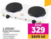 Game Logik double solid hotplate offer