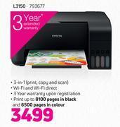 Game Epson eco tank l3150 offer