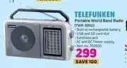 Game Telefunken portable world band radio twr-300u offer