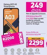 Game Samsung galaxy a03 4g smartphone-each offer