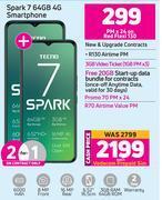Game Tecno spark 7 64gb 4g smartphone-each offer