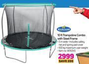 Game Bounceking 10 ft trampoline combo with steel frame offer