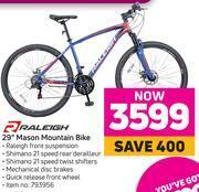 Game Raleigh 29" mason mountain bike offer