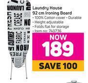 Game Laundry house 92cm ironing board offer