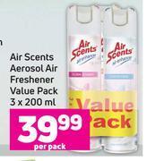 Game Air scents aerosol air freshener value pack-3 x 200ml per pack offer