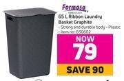 Game Formosa 65l ribbon laundry basket (graphite) offer