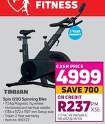 trojan spin 1200 spinning bike
