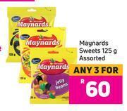 Game Maynards sweets assorted-for any 3 x 125g offer