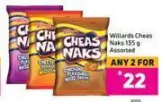 Game Willards cheas naks assorted-for any 2 x 135g offer