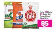 Game Iwisa or nyala or super sun super maize meal-10kg each offer