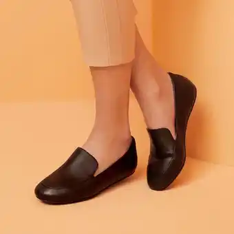 OneDayOnly Ladies lena leather loafers offer